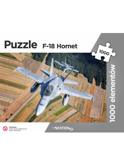 Foto Puzzle Lotnicze F-18...