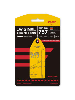 Boeing 757 DHL D-ALEW Keychain