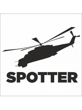 Naklejka na samochód Mi-24...