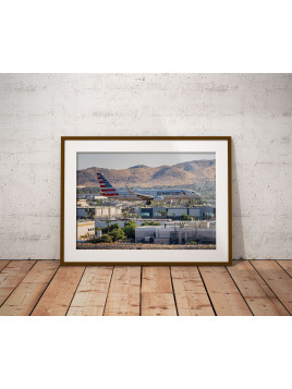 Poster Boeing 737 American...