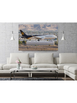 Canvas Print Boeing 767 UPS
