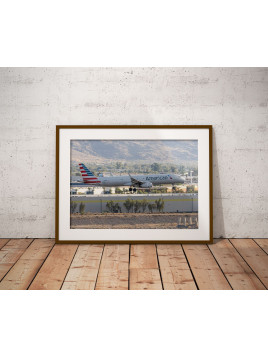 Plakat Airbus A321 American...