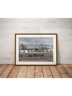 Poster Airbus A321 American...