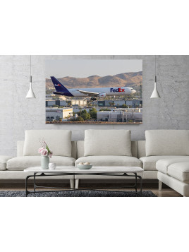 Canvas Print Boeing 767 FedEx