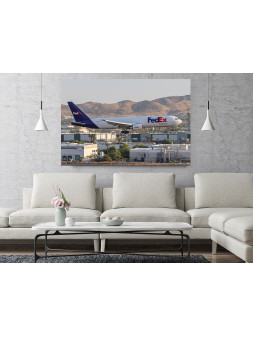 Canvas Print Boeing 767 FedEx