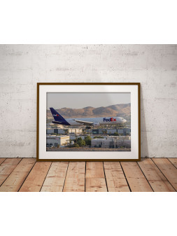 Plakat Boeing 767 FedEx