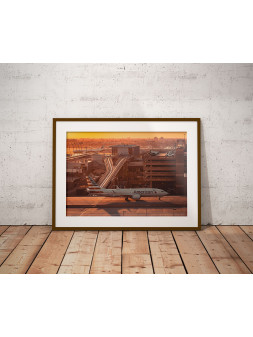 Plakat Boeing 737 American...