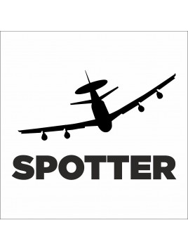 Awacs car sticker - spotter