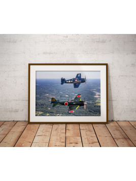 Plakat Mitsubishi Zero &...