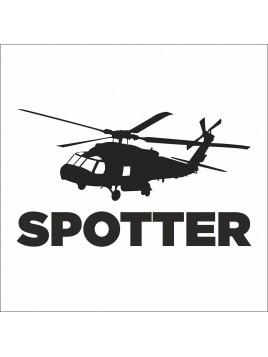 Black Hawk car sticker -...