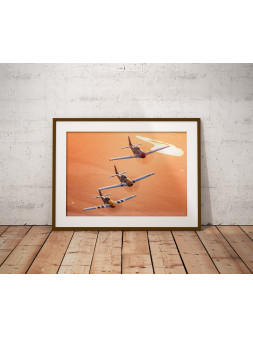 Plakat P-51 Mustang