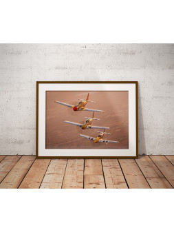 Plakat P-51 Mustang