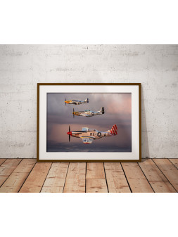 Plakat P-51 Mustang