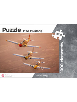 Foto Puzzle Lotnicze P-51...
