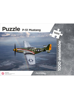 Foto Puzzle Lotnicze P-51...