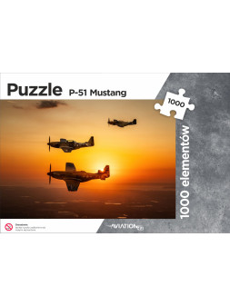 Foto Puzzle Lotnicze P-51...