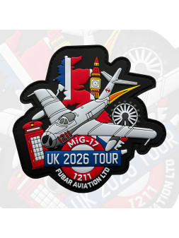 Naszywka MiG-17 UK Tour
