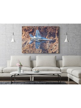 F-18 w Rainbow Canyon