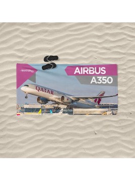 Airbus A350 beach towel