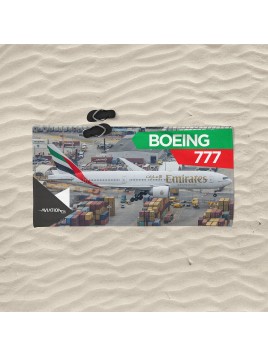 Beach towel Boeing 777
