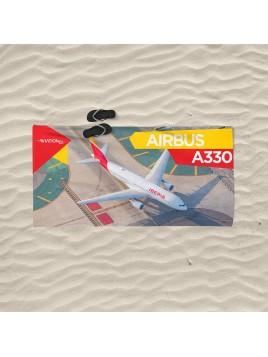 Airbus A330 beach towel
