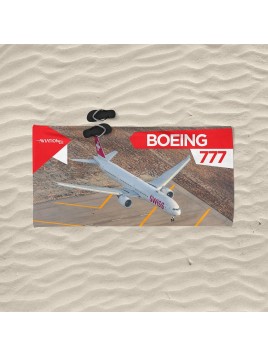 Beach towel Boeing 777