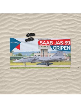 Beach towel Saab Jas-39 Gripen