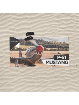 Ręcznik plażowy P-51 Mustang