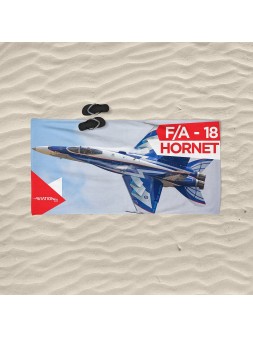 Beach towel F-18 Hornet