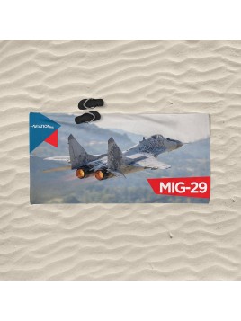 Mig-29 beach towel