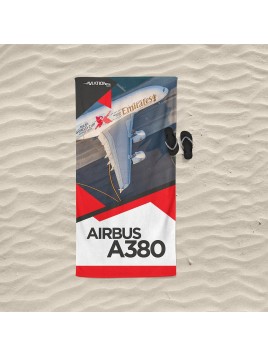 Airbus A380 beach towel