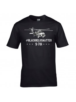 T-shirt Black helos matter