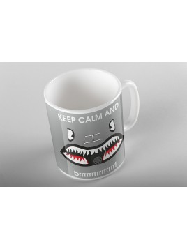 Keep Calm and brrrrt mug