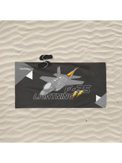 Beach towel F-35 Lightning II