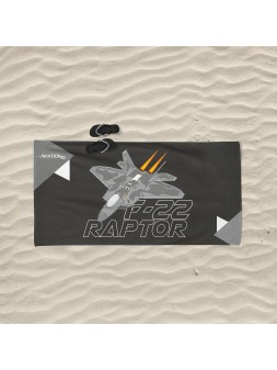 Beach towel F-22 Raptor