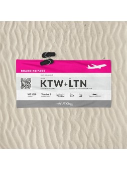 Beach towel Boarding Pass