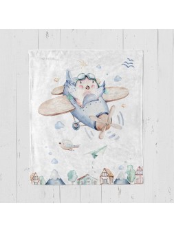 Koc dla dzieci ptaszek w...