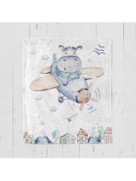 Koc dla dzieci hipopotam w...