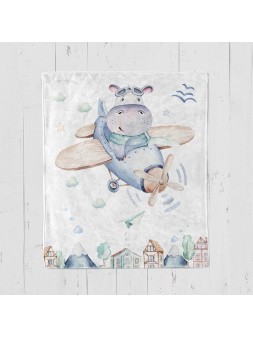 Koc dla dzieci hipopotam w...