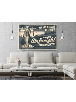 Foto obraz Retro Airfreight...