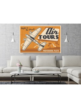 Foto obraz Retro Air Tours