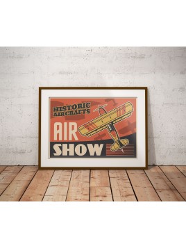 Retro Air Show Poster