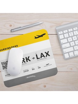 Mouse pad boarding pass