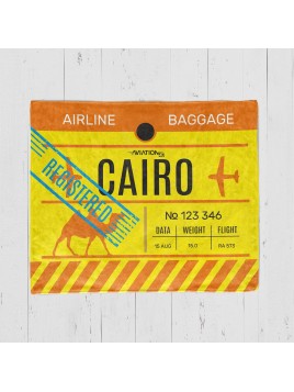 Luggage tag Blanket Cairo