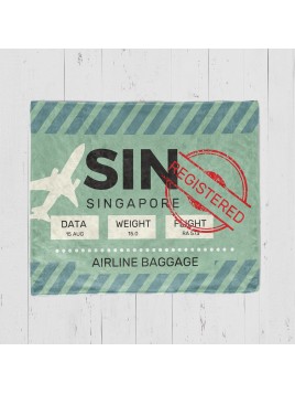 Blanket luggage tag Singapore