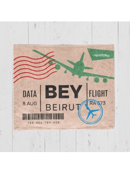 Blanket luggage tag Beirut