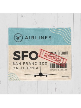 Luggage tag San Francisco