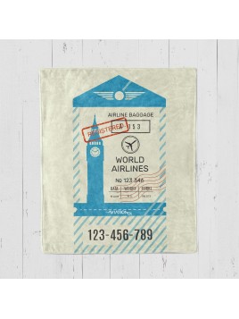 Luggage tag blanket London