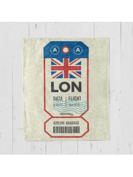 Luggage tag blanket London