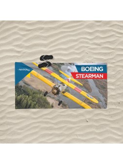 Boeing Stearman beach towel